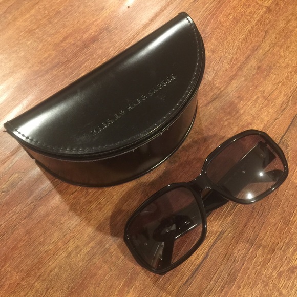 marc by marc jacobs Black Sunglasses + Case