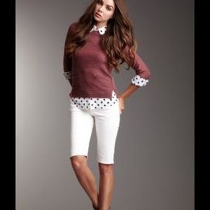 White Bermuda shorts