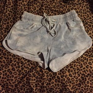 Jogger Acid Wash Shorties