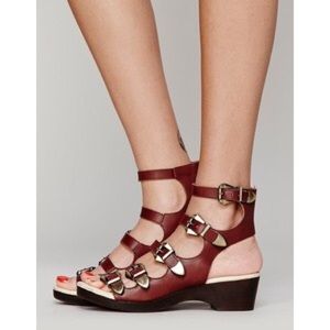 Free people Jeffrey Campbell Silver Lining Clog