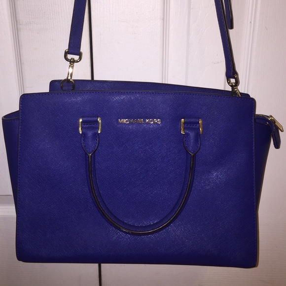 Michael Kors Selma Leather Satchel