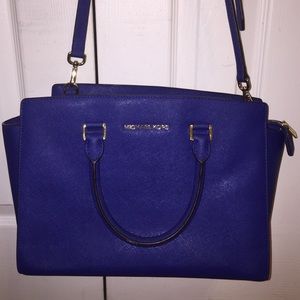 Michael Kors Selma Leather Satchel