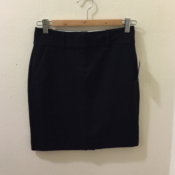 Black pencil skirt