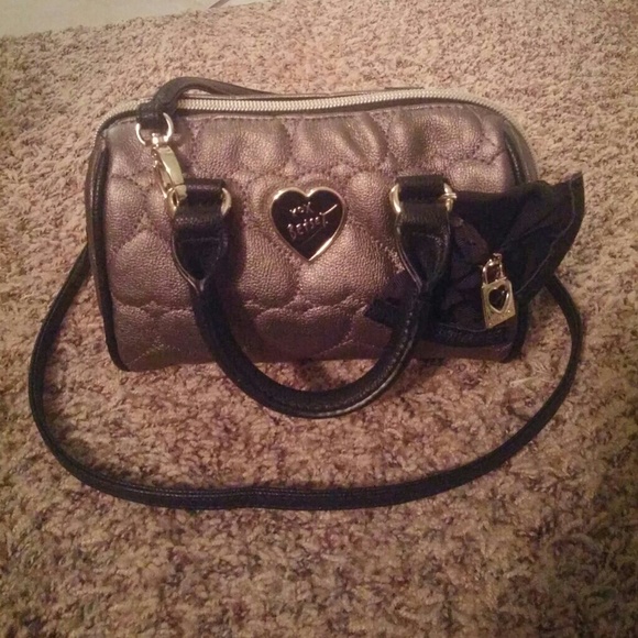 Betsey Johnson quilted mini satchel purse