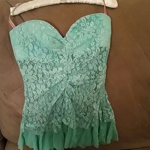 Lace up chemise