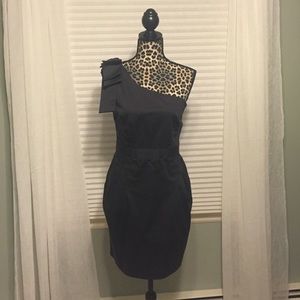 French connection one shoulder cocktail dress