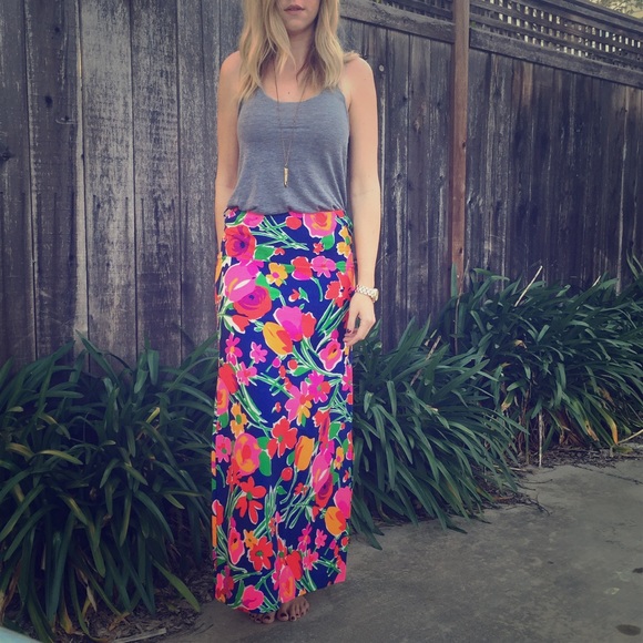 Lovingly Handmade Vintage Floral Skirt