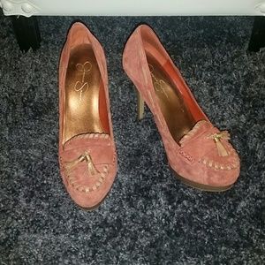 Burnt orange JS Pumps, Size 9