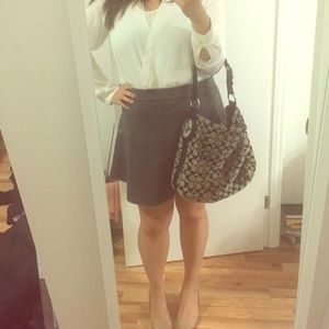 Coach Signature black shoulder bag