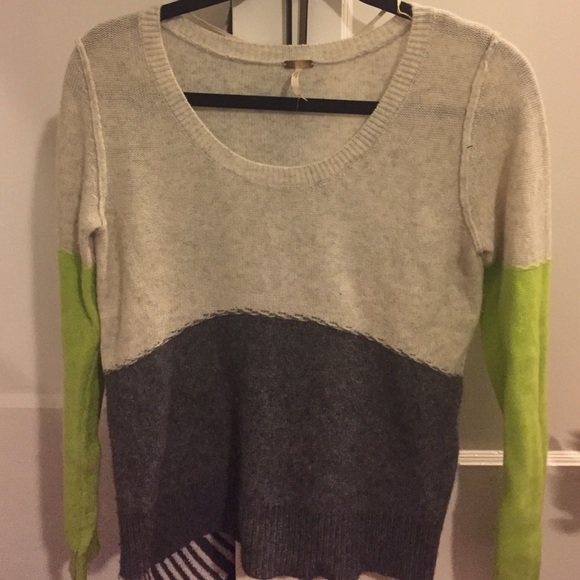 Free people colorblock sweater