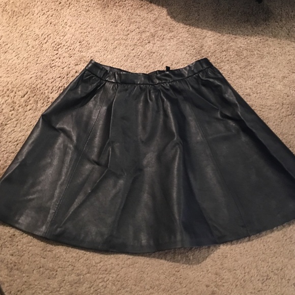 Leather skirt