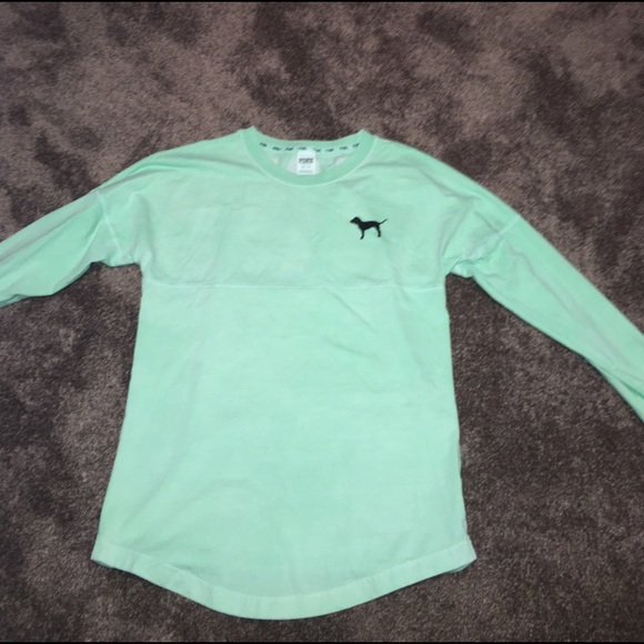 Light green PINK shirt.