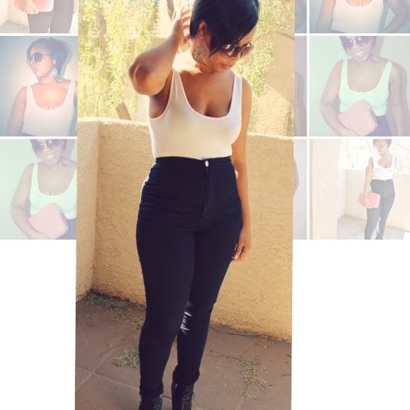 High Waisted Skinnies - Black (Fashion Nova) 💕