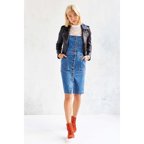 **RESERVED** BDG UO Denim Overall Dress