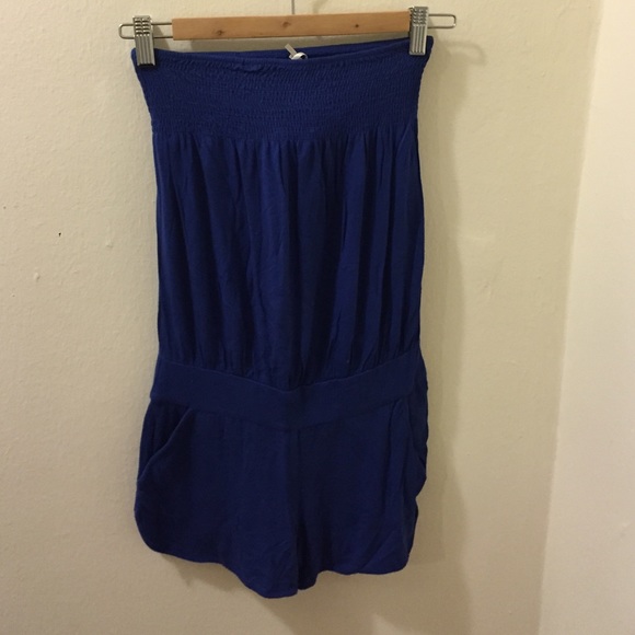 Royal blue romper