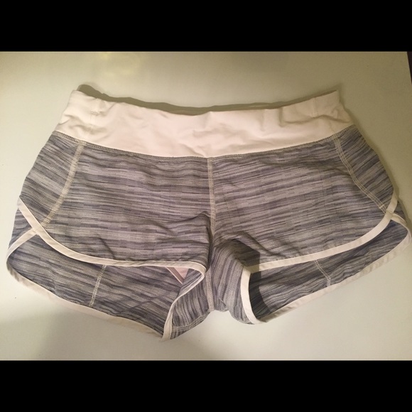 lululemon Run Speed Short Wee Space Gray White