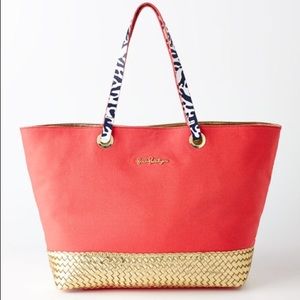 Lily Pulitzer Island Coral Tote