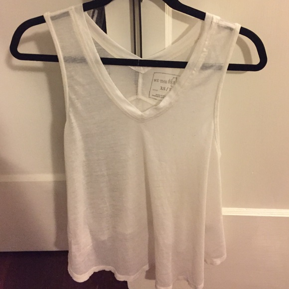 Free people semi sheer tank