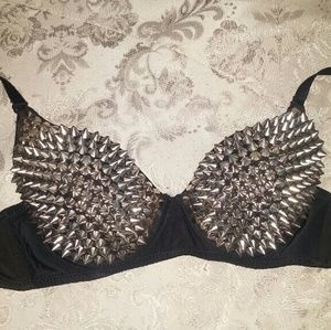 SPIKED BRA