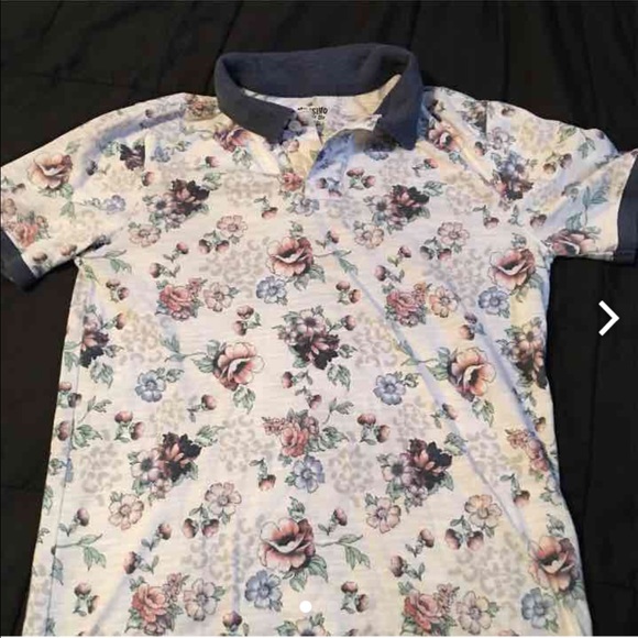 Mens mossimo floral polo