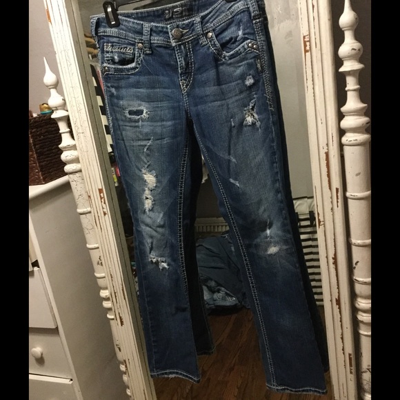 Silver jeans. Aiko Baby Boot. W28 / L31