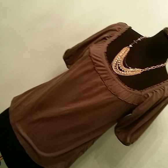 Peasant style blouse Loft blouse
