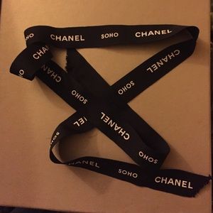 black Chanel soho ribbon