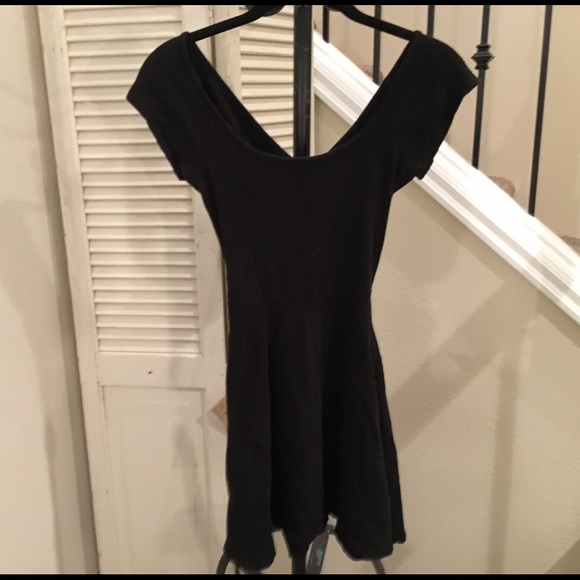 LA Hearts | black cross-back dress - Picture 1 of 4