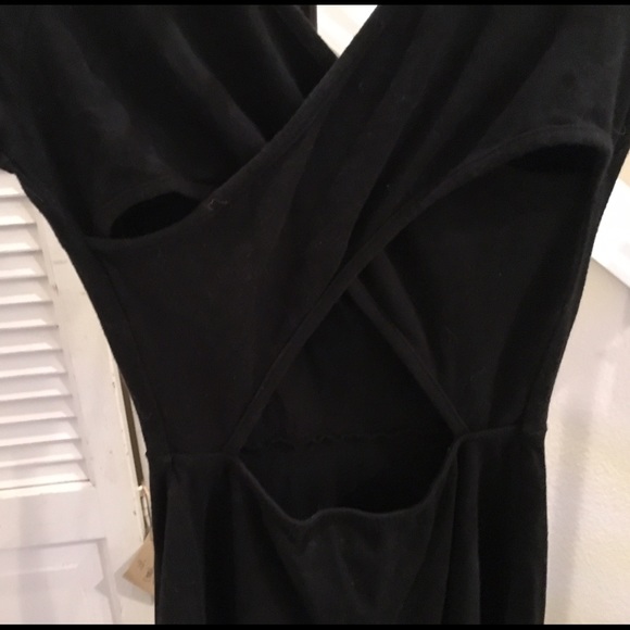 LA Hearts | black cross-back dress - Picture 2 of 4