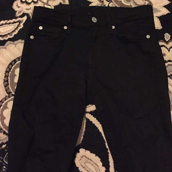 7 for all man kind black jeans