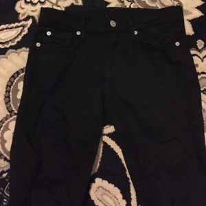 7 for all man kind black jeans
