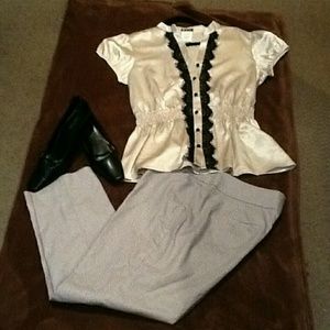 Beige office/ party attire