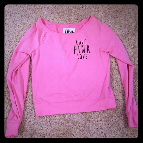 Victoria Secret off shoulder sweatshirt