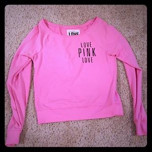 Victoria Secret off shoulder sweatshirt