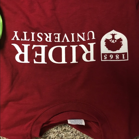 sorry it's upside down! RU TSHIRT! never worn