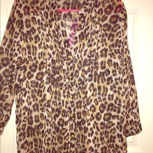Cheetah blouse!