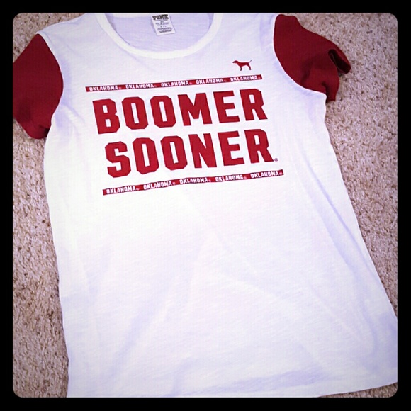 Sz small Vs pink boomer sooner t shirt