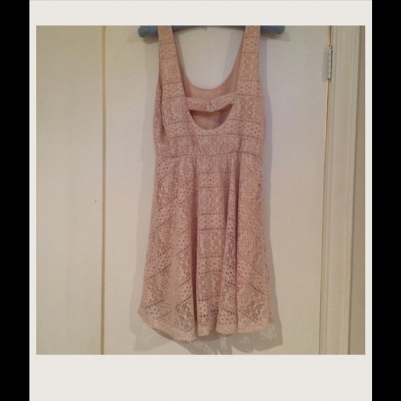 Beige beach dress