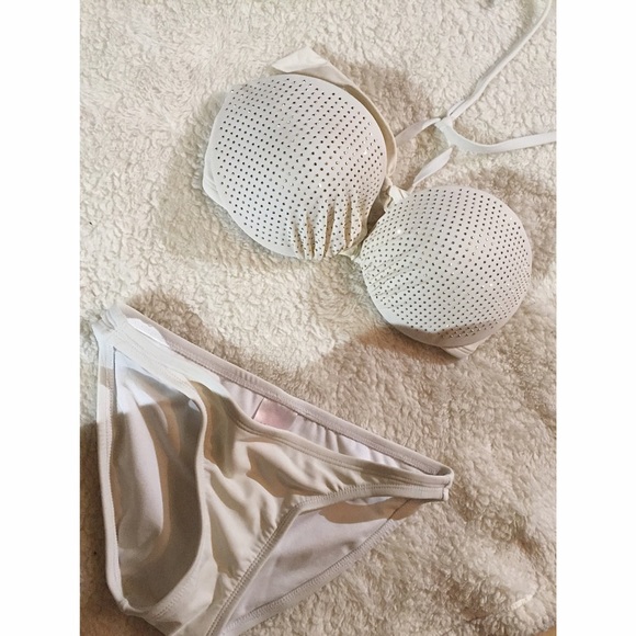 Embellished two piece swimsuit
