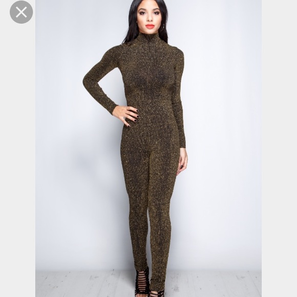 Vivian gold jumpsuit