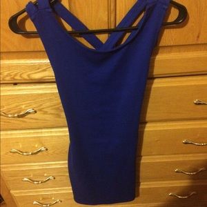 Sexy blue dress