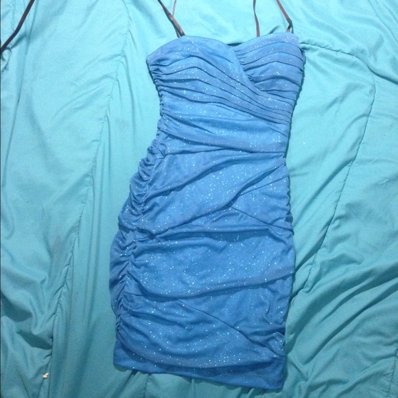 *Negotiable Price*! Sea-Blue Cocktail Dress