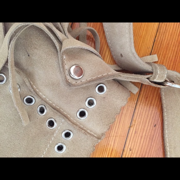 Versus by Versace suede hobo bag - Picture 2 of 4