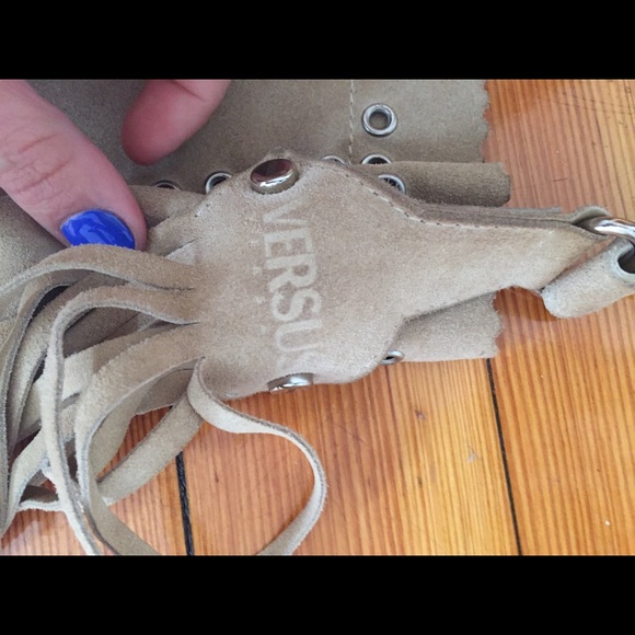 Versus by Versace suede hobo bag - Picture 3 of 4