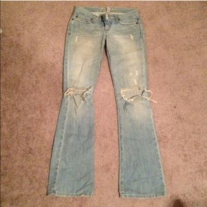 Abercrombie & Fitch distressed jeans