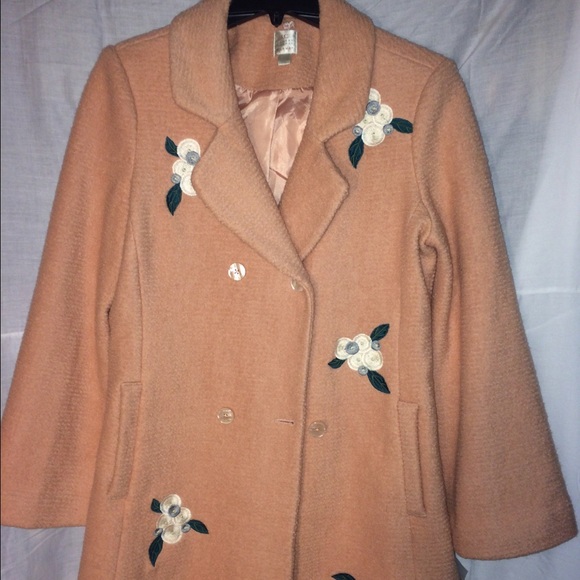 *REDUCED* Lauren Conrad Peach Peacoat Size 10 NWT - Picture 1 of 4