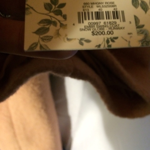 *REDUCED* Lauren Conrad Peach Peacoat Size 10 NWT - Picture 4 of 4