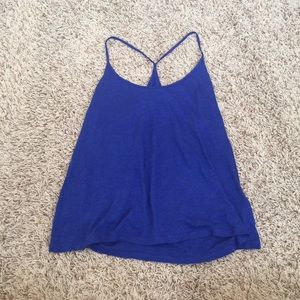 nwot flowy blue workout tank