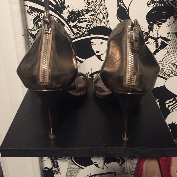Authentic Givenchy Gun Metal High Heels - Picture 3 of 4