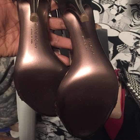 Authentic Givenchy Gun Metal High Heels - Picture 4 of 4